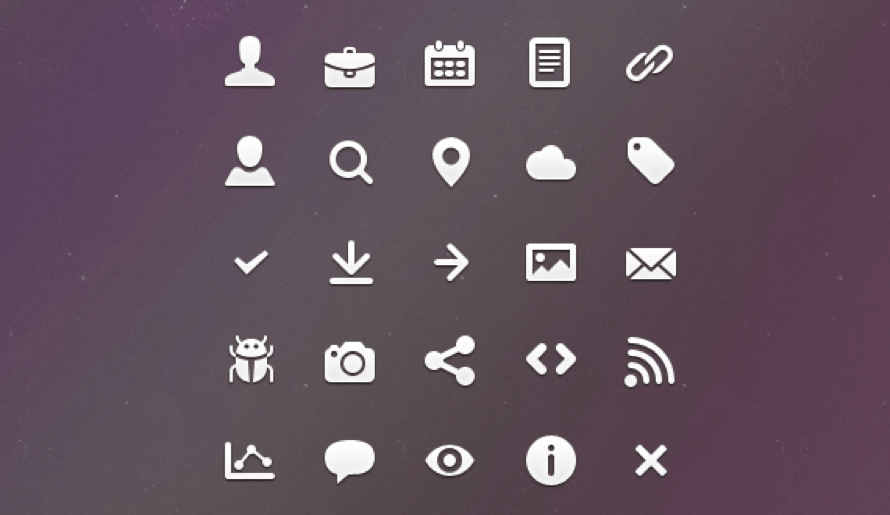 Content and icons