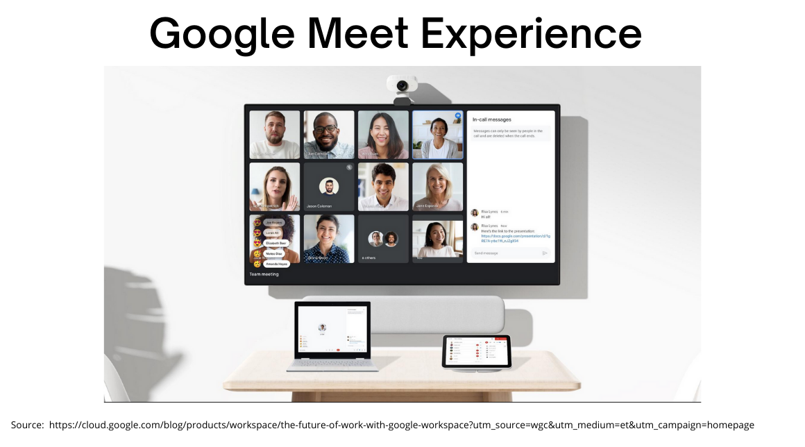 Google Meet Experience