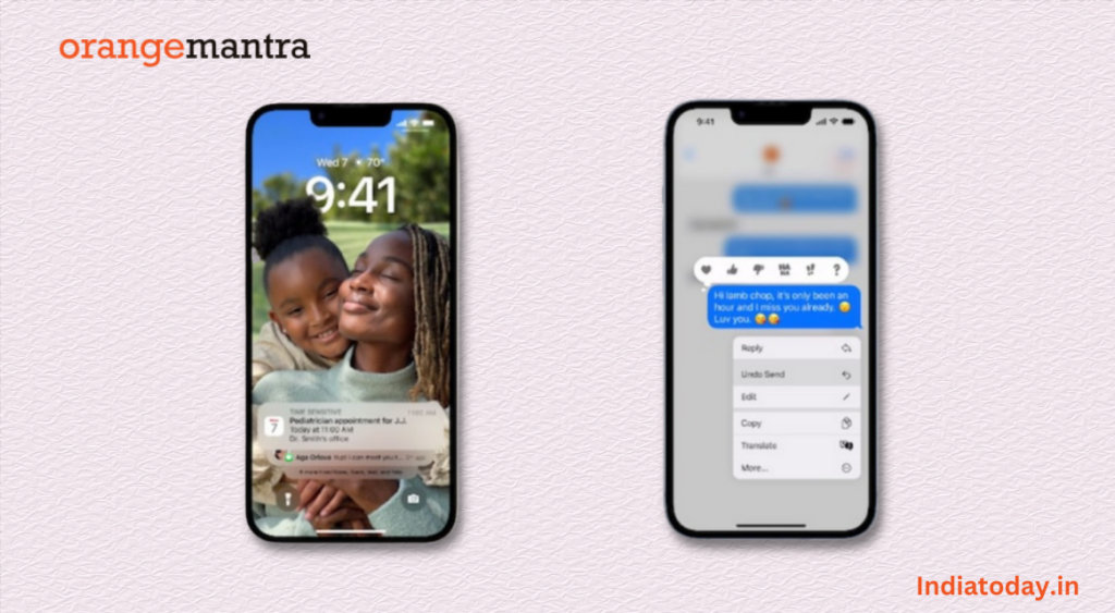 iOS 16 customizable screens