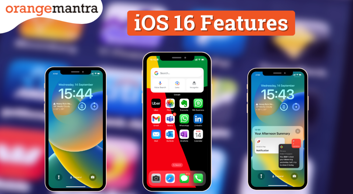 iOS 16 features