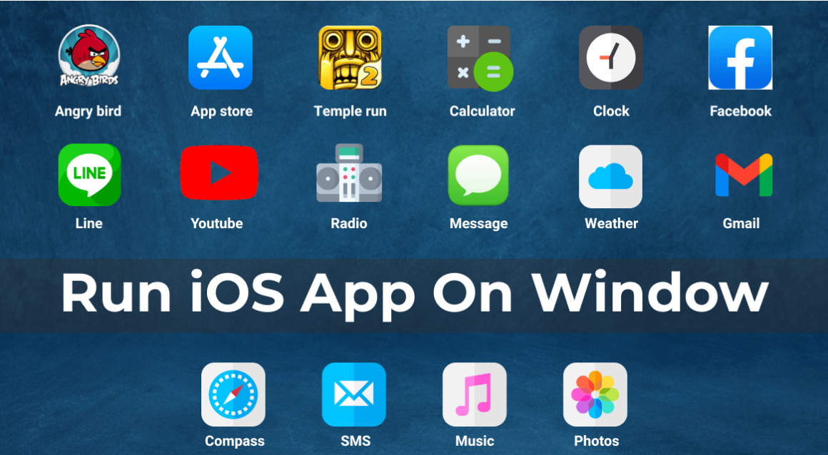 iOS app on Windows PC