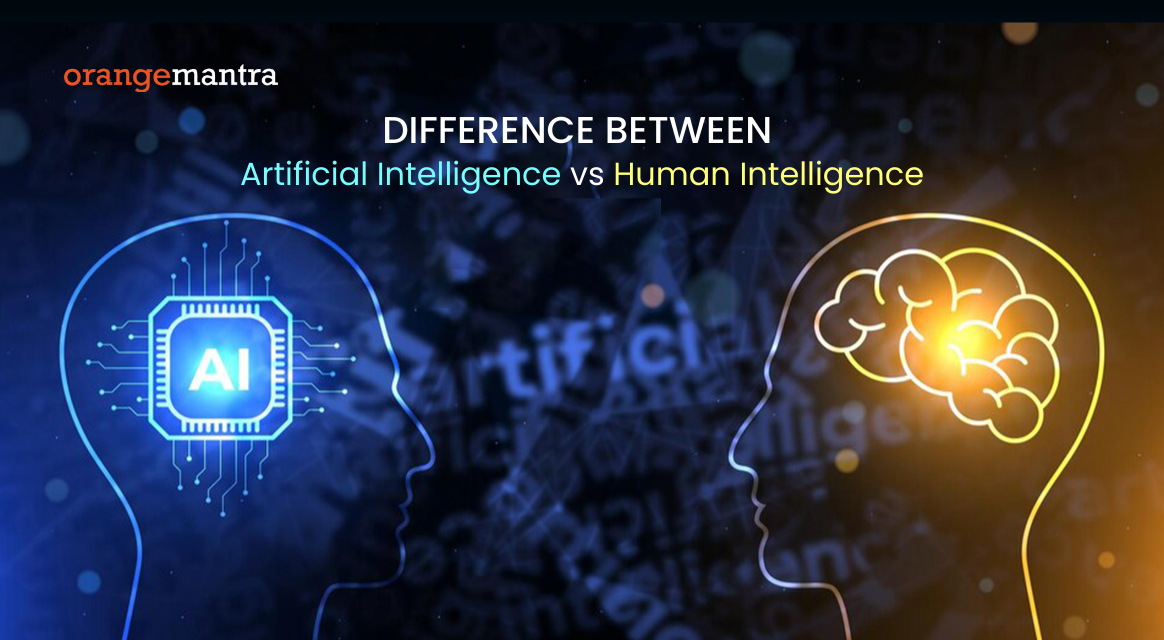 difference between artificial intelligence vs human intelligence