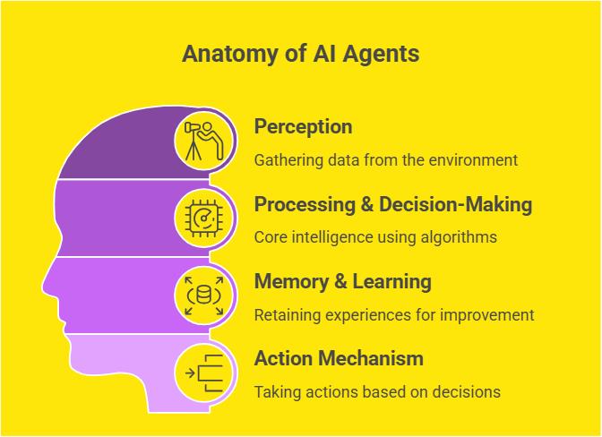 Anatomy Of AI Agents Infographic