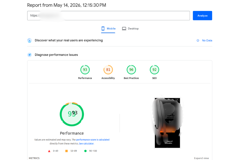 Google PageSpeed Insights