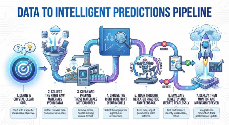 data to intelligent predictions pipeline