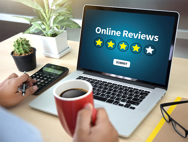 online reviews