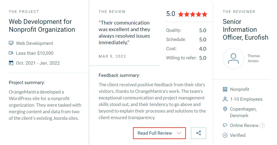 Client Reviews