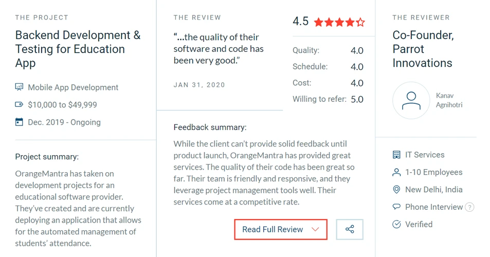 review