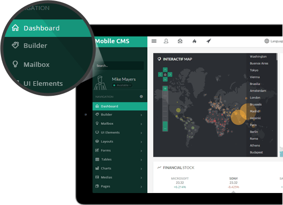 mobile cms