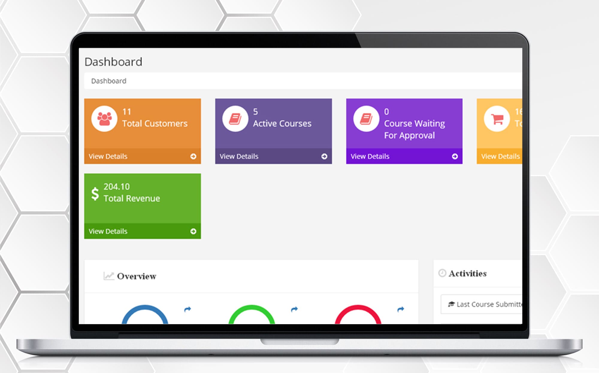 E-learning portal for an enterprise client