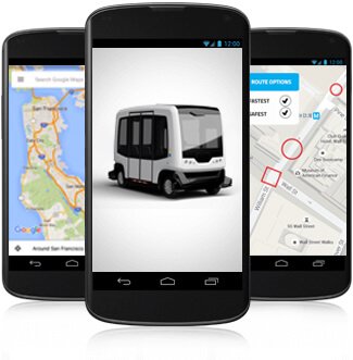 driverless shuttle app