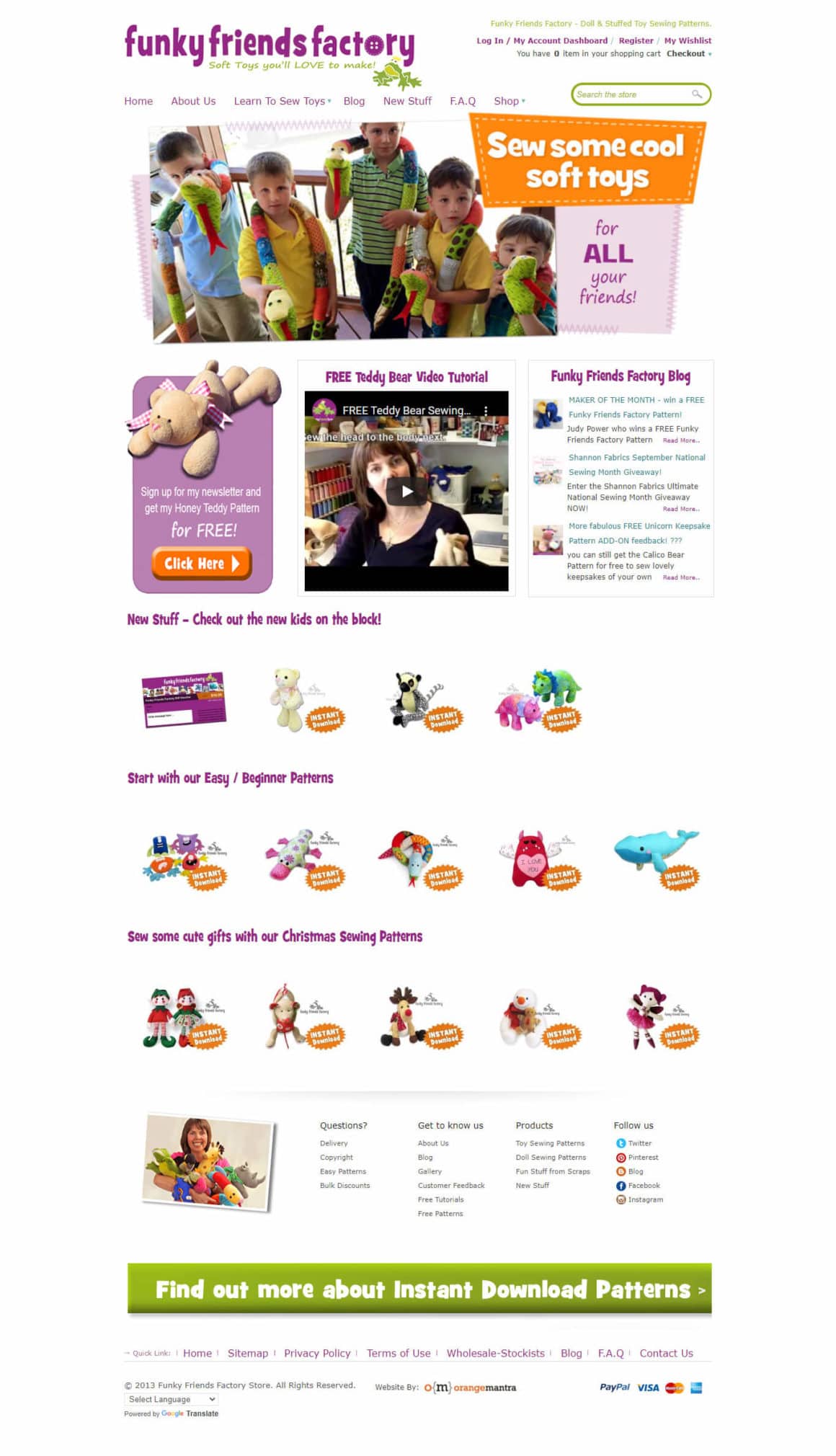 Funky Friends Factory OrangeMantra