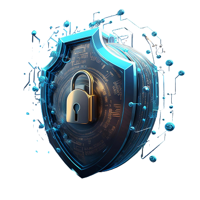 Security shield illustration